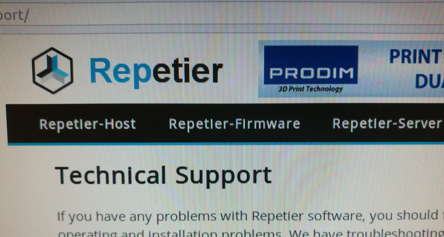 Repetier Software para Printrbot Simple Metal